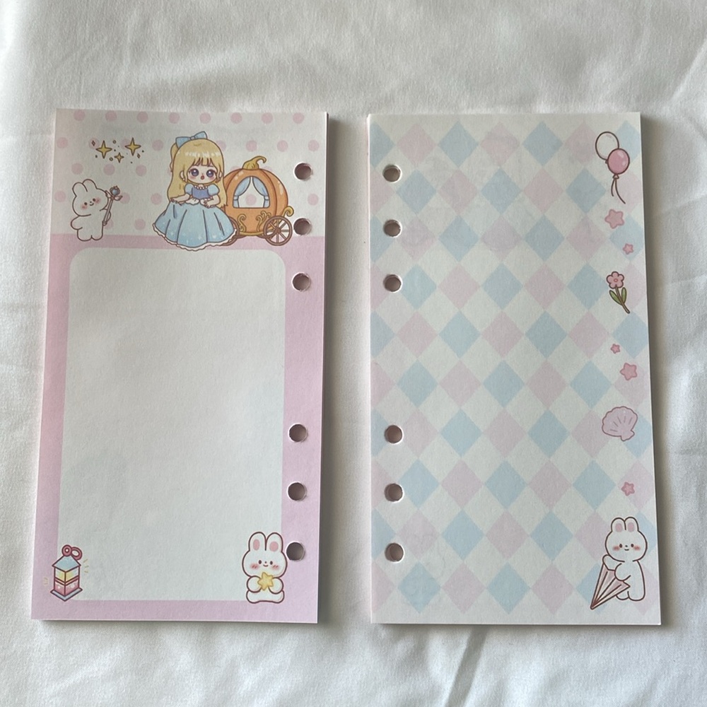 A6 Planner Kawaii Princess Pink - Picture 7 of 12